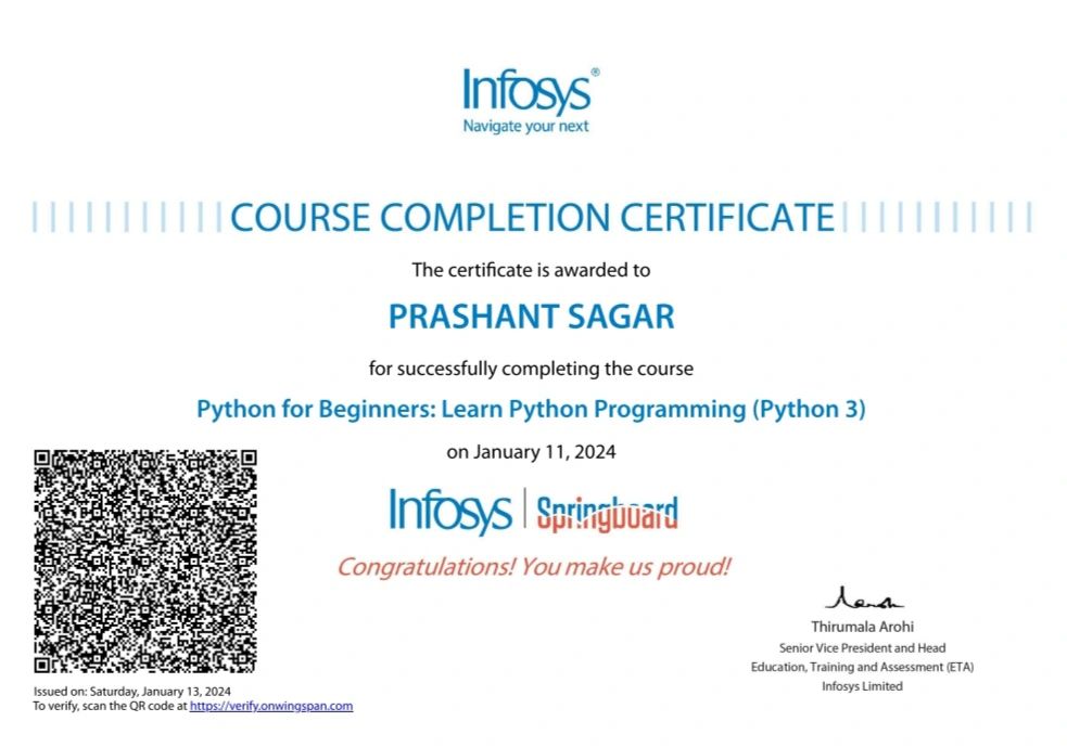 Infosys Python